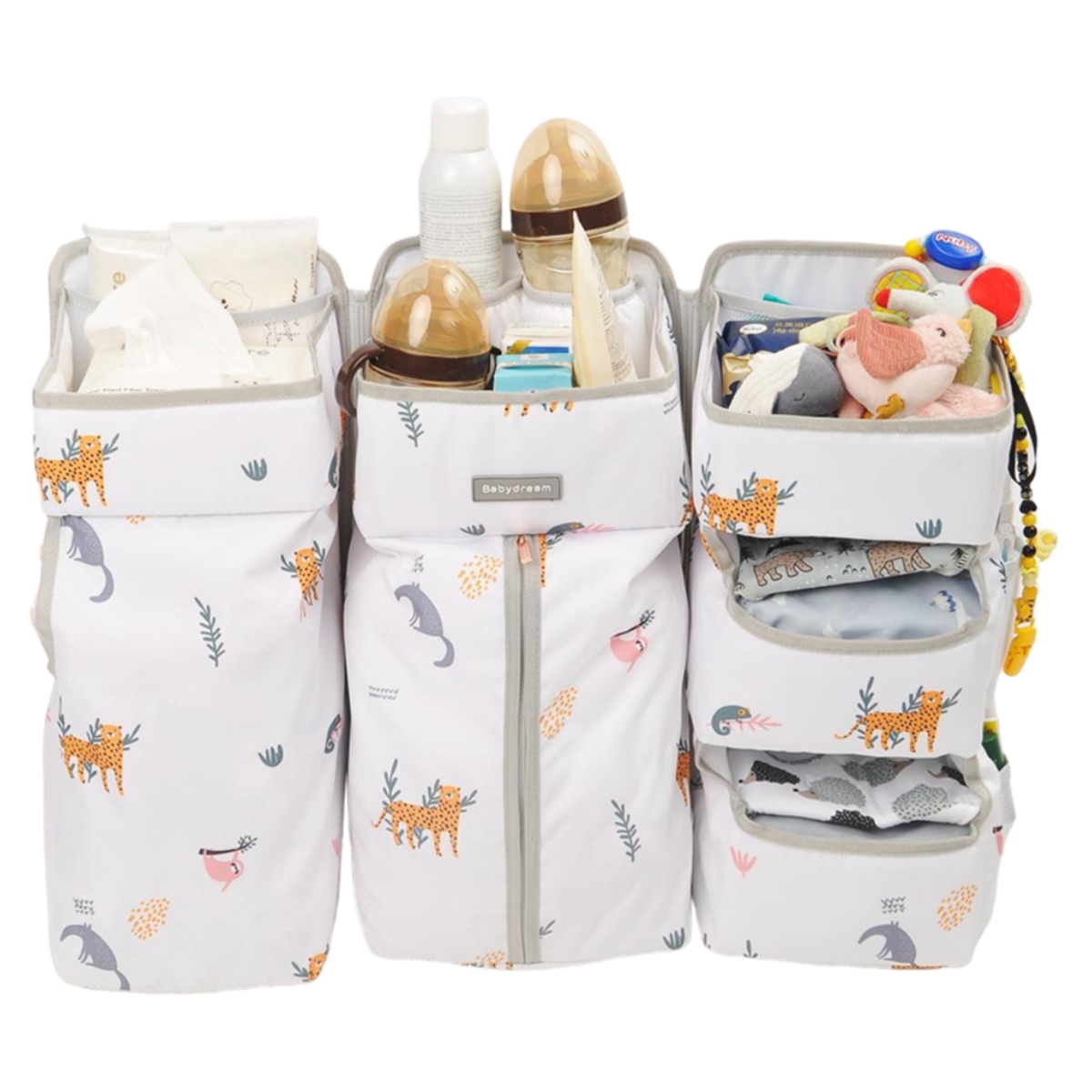 بيبي دريم رف منظم حفاضات للأطفال من عمر 0 إلى 2 سنة