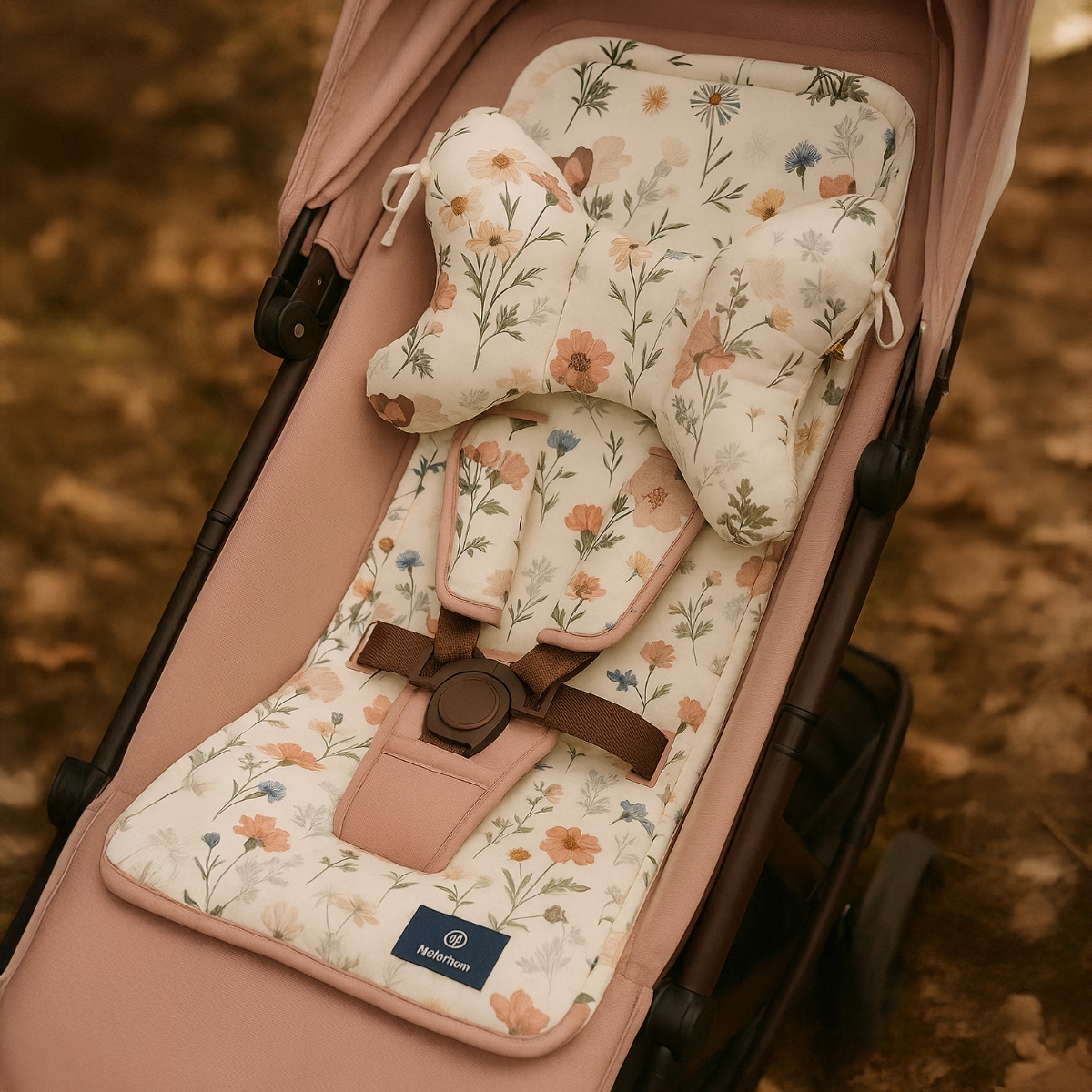 Babydream Double Sided Pink Stroller Pad Toddler, 0-2 Years