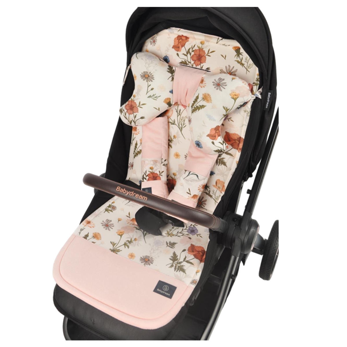 Babydream Double Sided Pink Stroller Pad Toddler, 0-2 Years