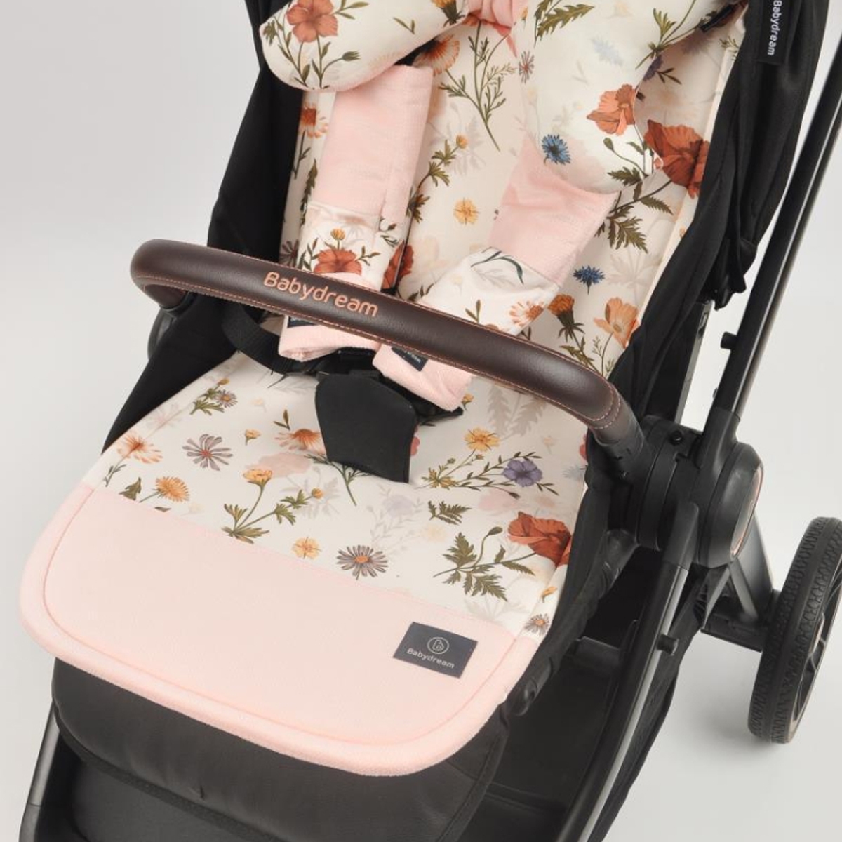 Babydream Double Sided Pink Stroller Pad Toddler, 0-2 Years