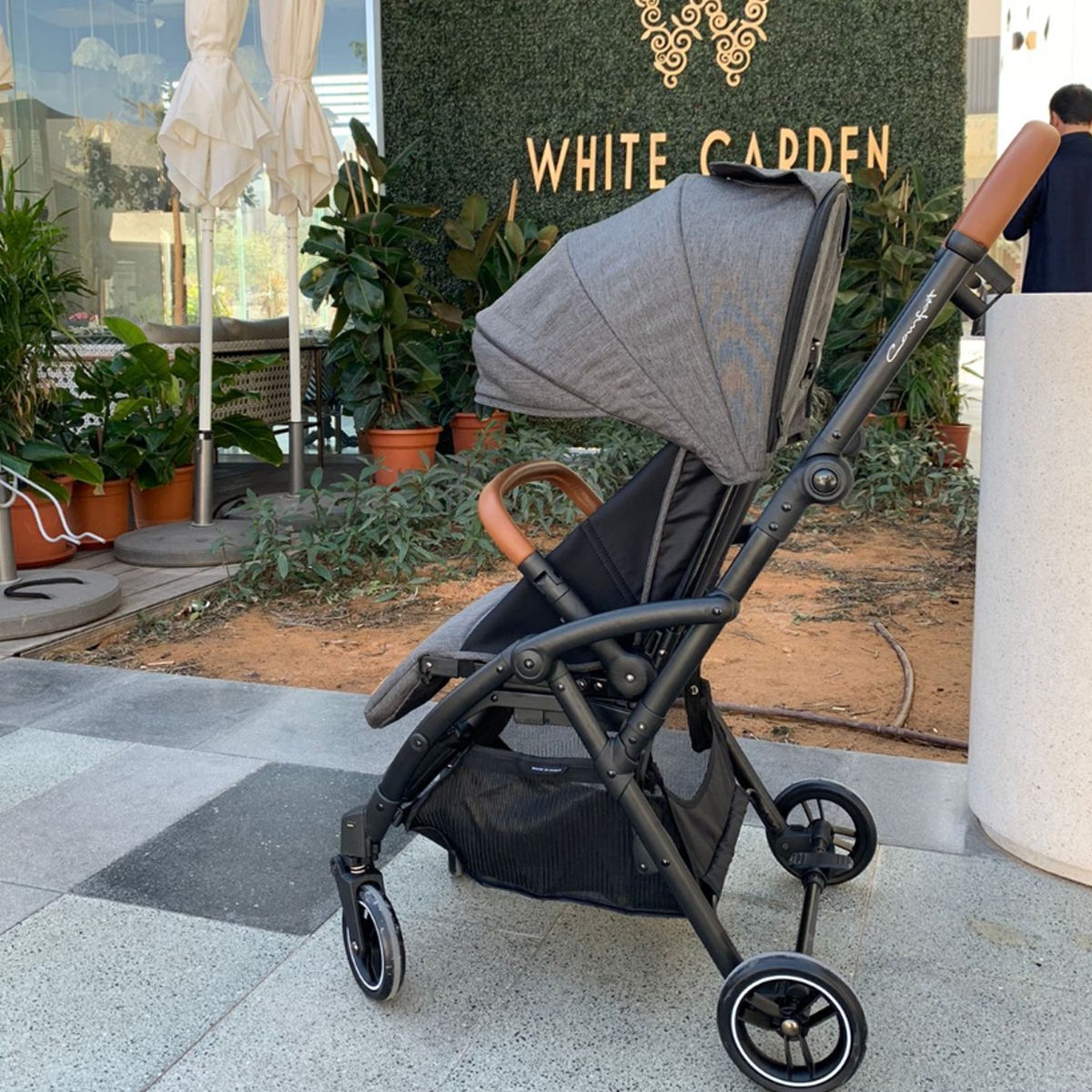 Babydream Foldable Comfort Grey Stroller Toddler, 0-2 Years