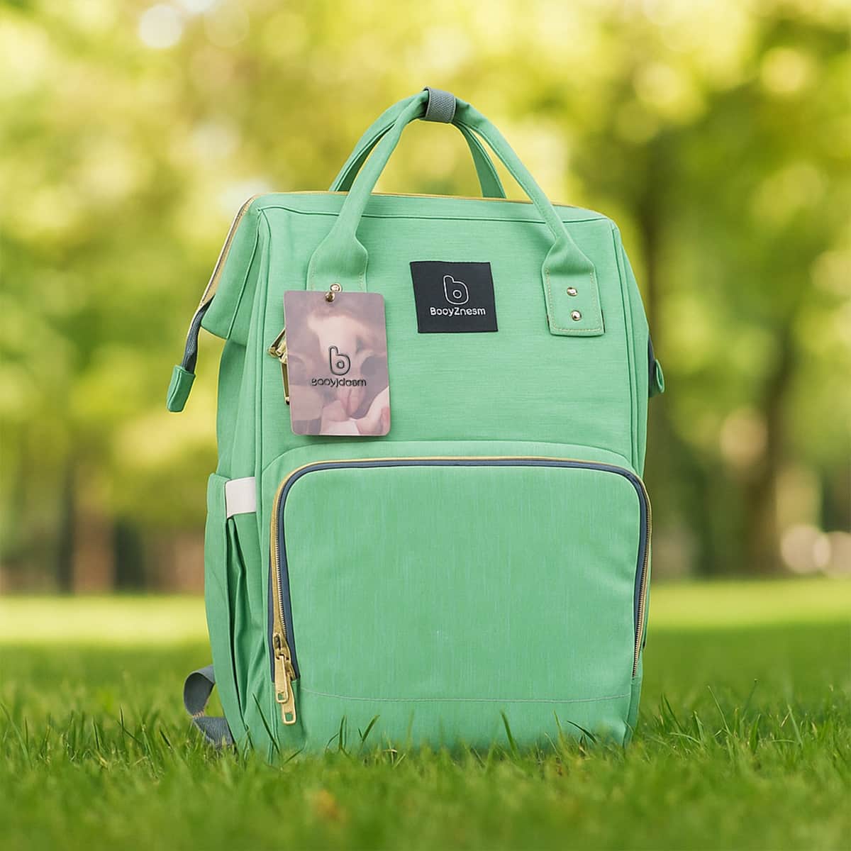 Babydream Green Diaper Bag Unisex, 13+ Years