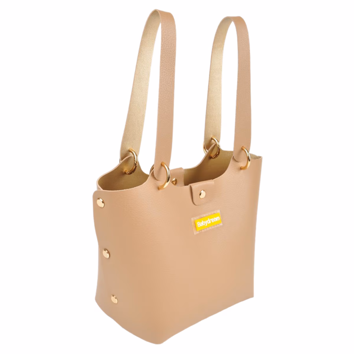 Babydream Leather Beige Diaper Handbag Unisex, 13+ Years