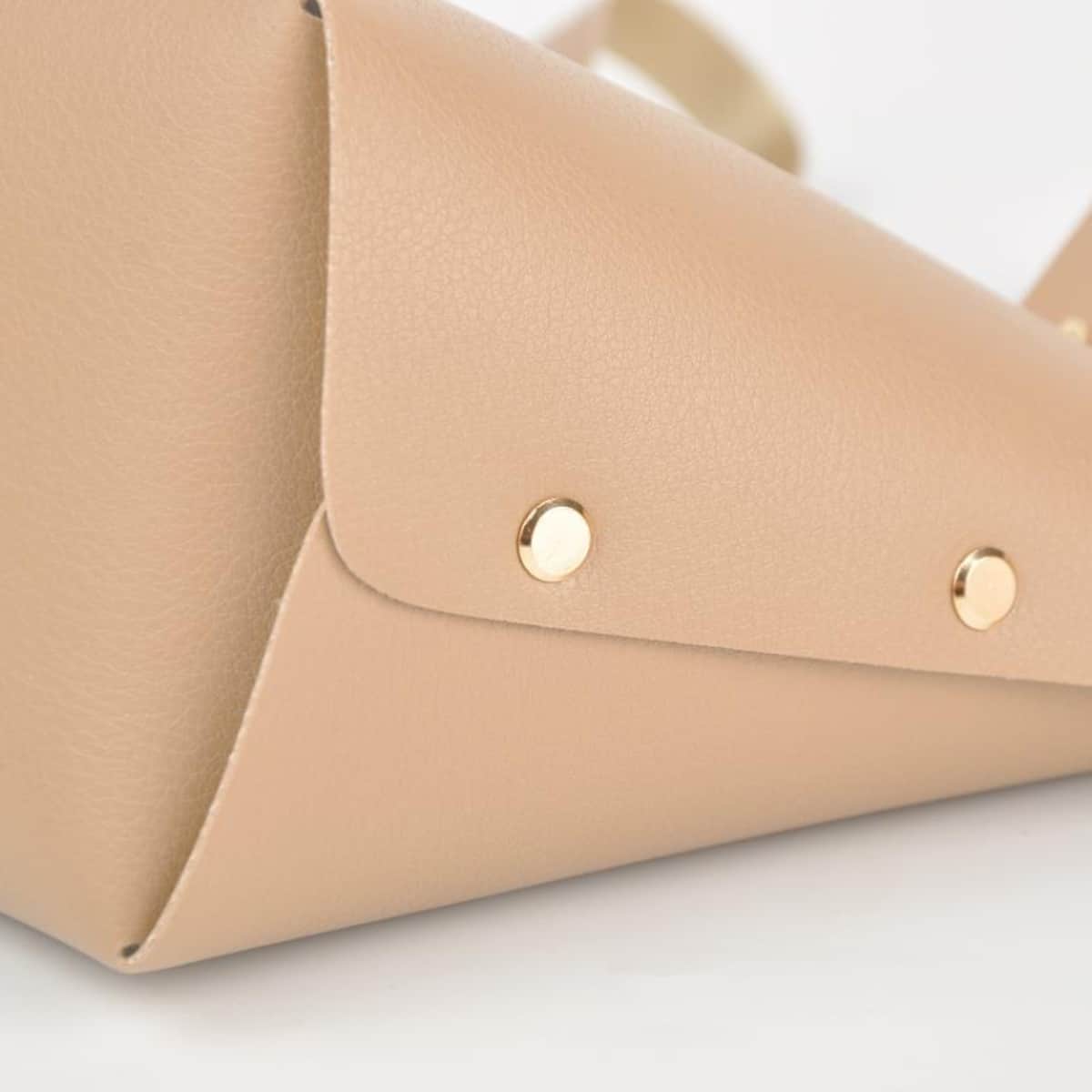 Babydream Leather Beige Diaper Handbag Unisex, 13+ Years