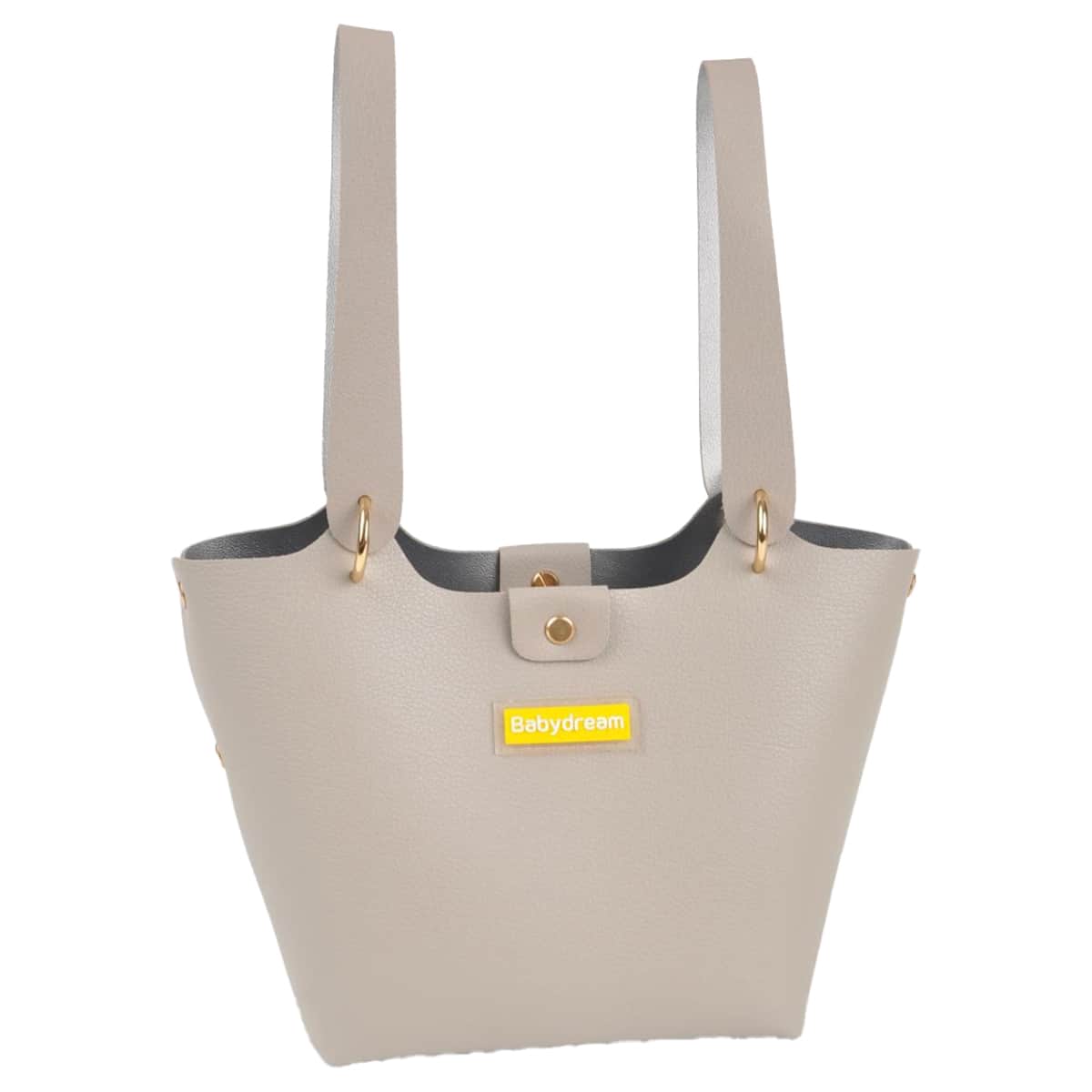 Babydream Leather Grey Diaper Handbag Unisex, 13+ Years