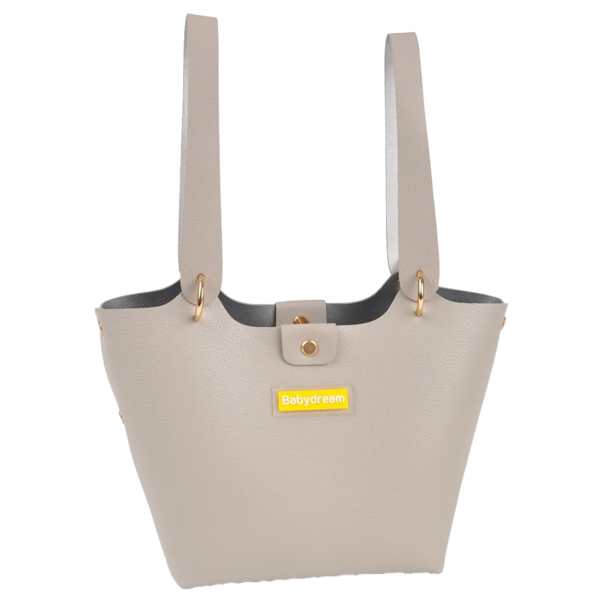 Babydream Leather Grey Diaper Handbag Unisex, 13+ Years