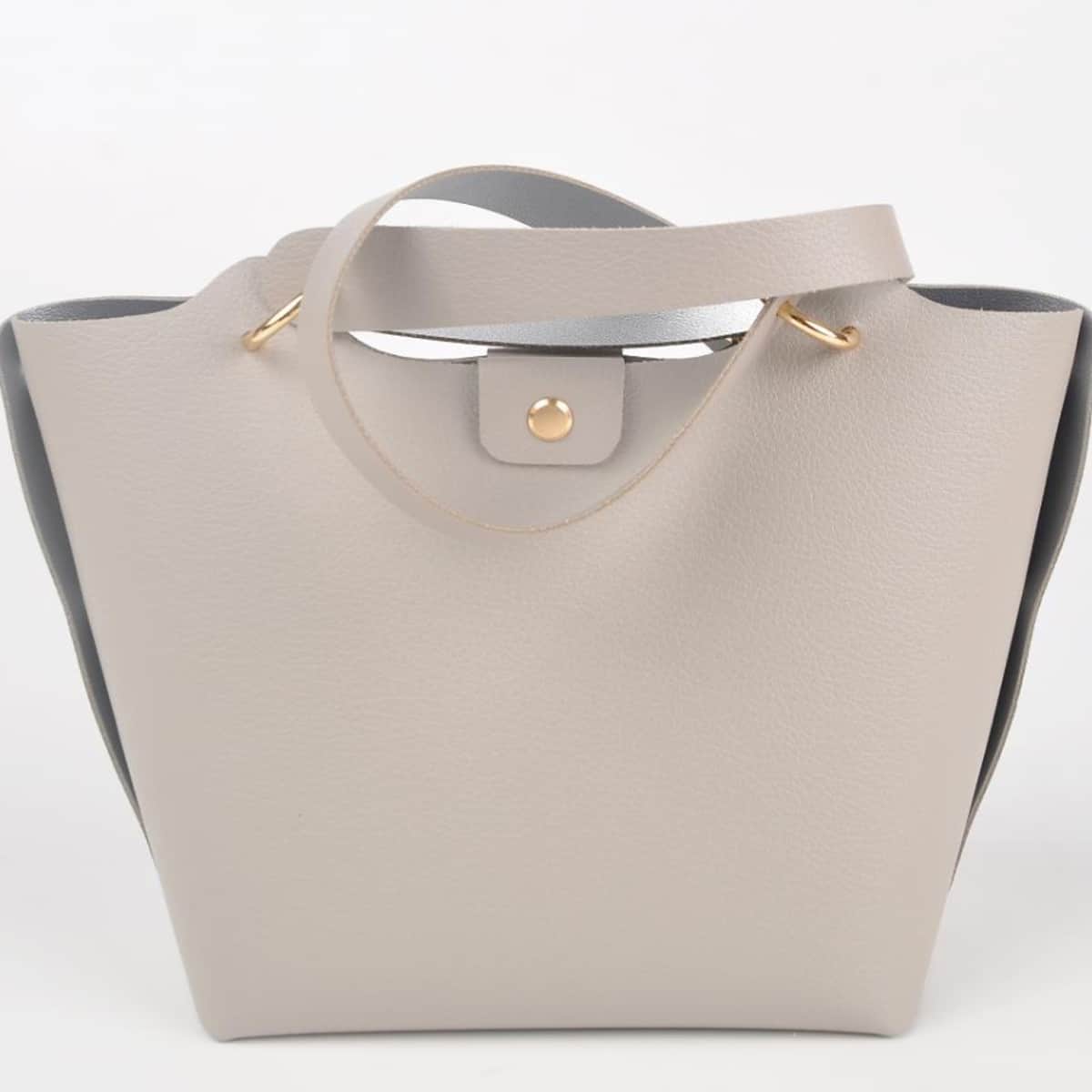 Babydream Leather Grey Diaper Handbag Unisex, 13+ Years