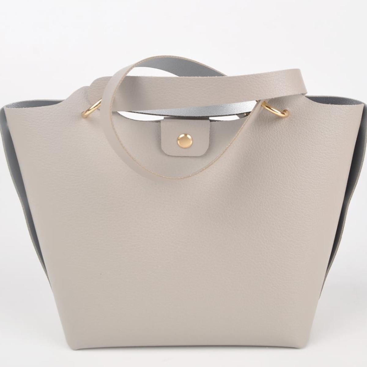 بيبي دريم حقيبة حفاضات جلدية رمادية للجنسين من عمر 13 سنة فما فوق