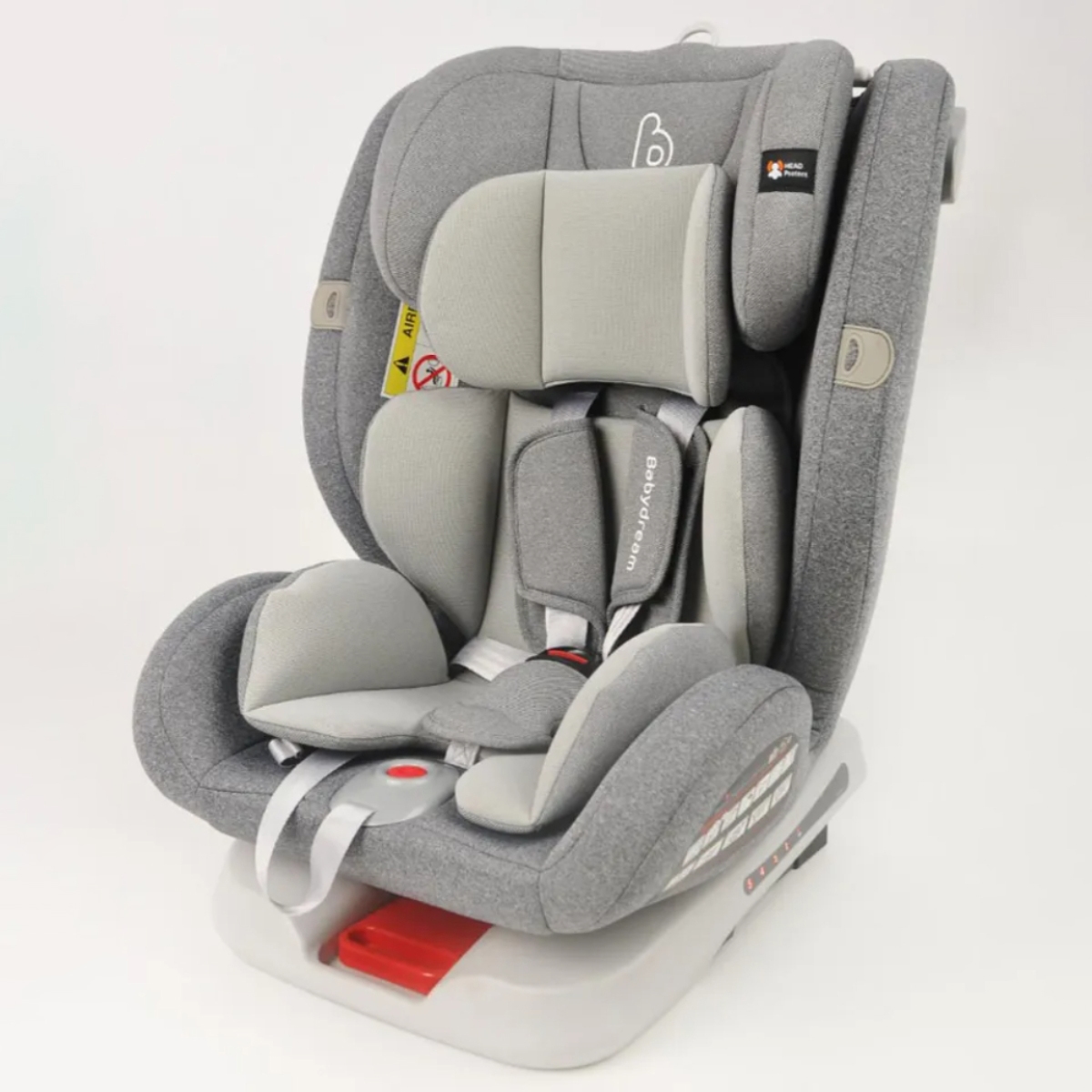 Babydream Modern 360 Grey Car Seat Toddler, 0-2 Years