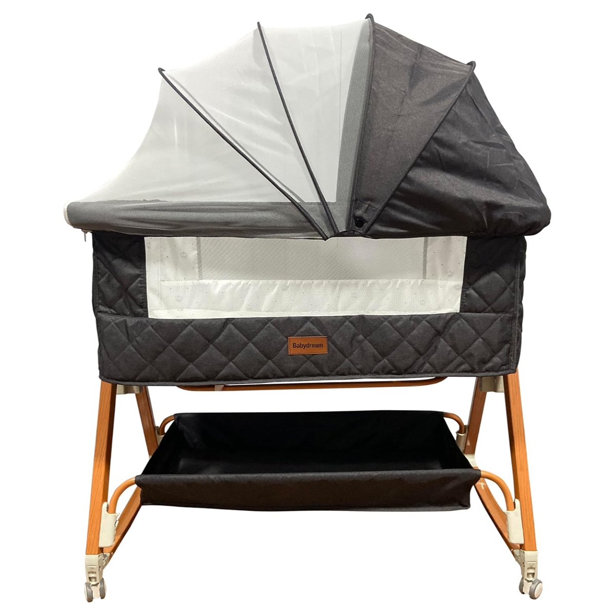 بيبي دريم سرير أطفال محمول بارتفاع قابل للتعديل 6 مستويات، عمر 0 إلى