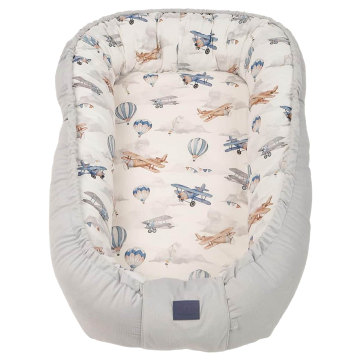 Babydream Portable Grey Bassinet and Sleeping Pod Toddler, 0-2 Years