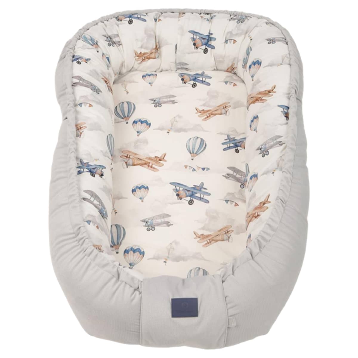 Babydream Portable Grey Bassinet and Sleeping Pod Toddler, 0-2 Years