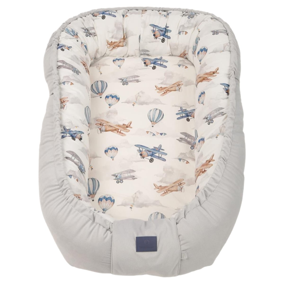 Babydream Portable Grey Bassinet and Sleeping Pod Toddler, 0-2 Years