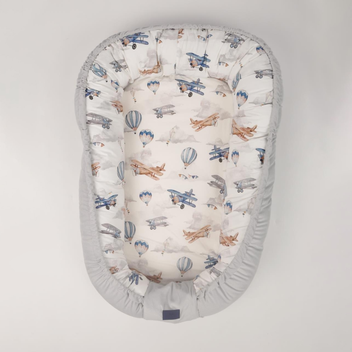 Babydream Portable Grey Bassinet and Sleeping Pod Toddler, 0-2 Years