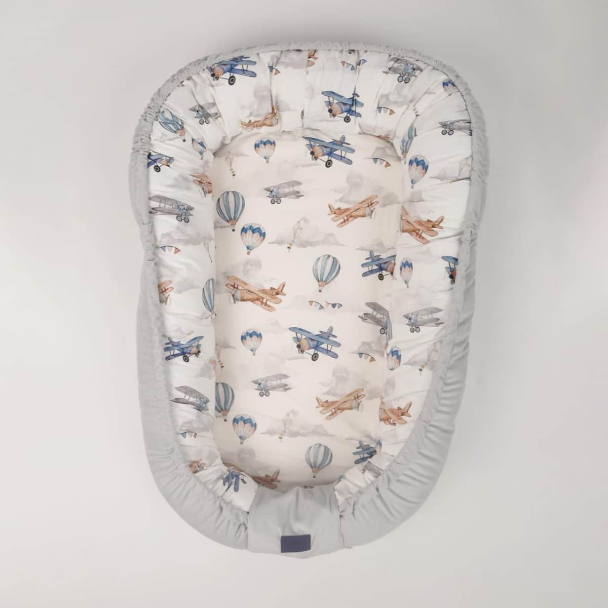 Babydream Portable Grey Bassinet and Sleeping Pod Toddler, 0-2 Years