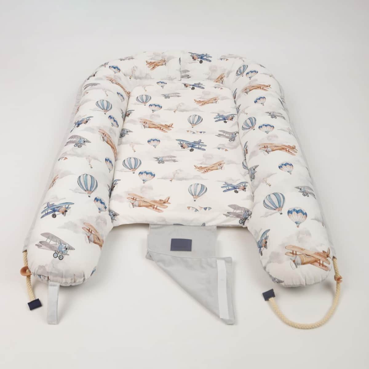 Babydream Portable Grey Bassinet and Sleeping Pod Toddler, 0-2 Years