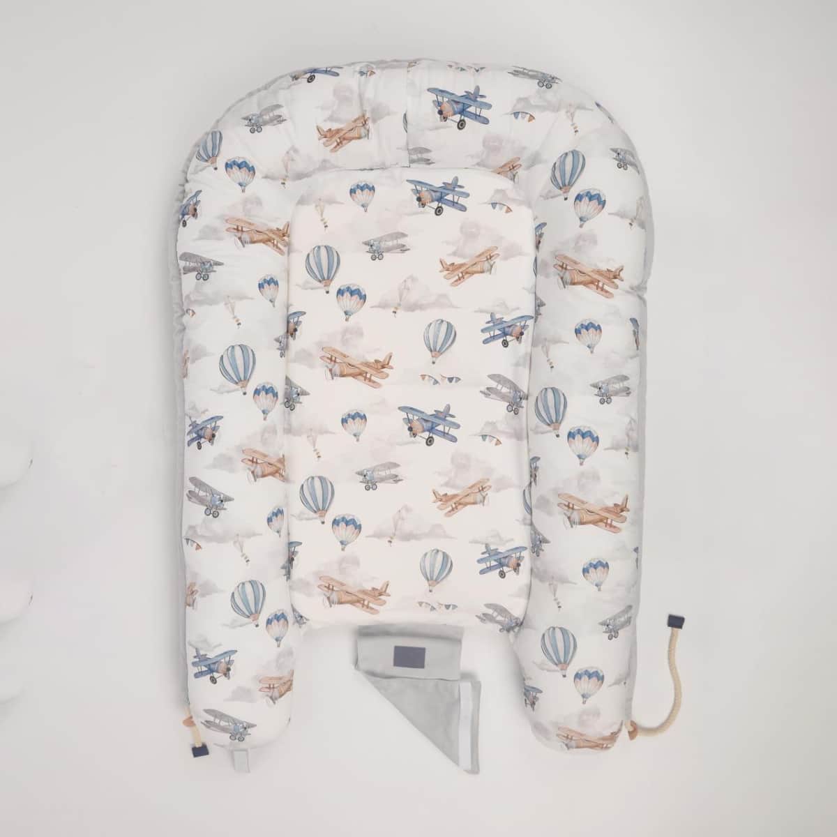 Babydream Portable Grey Bassinet and Sleeping Pod Toddler, 0-2 Years