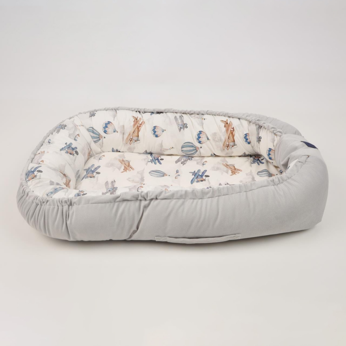 Babydream Portable Grey Bassinet and Sleeping Pod Toddler, 0-2 Years