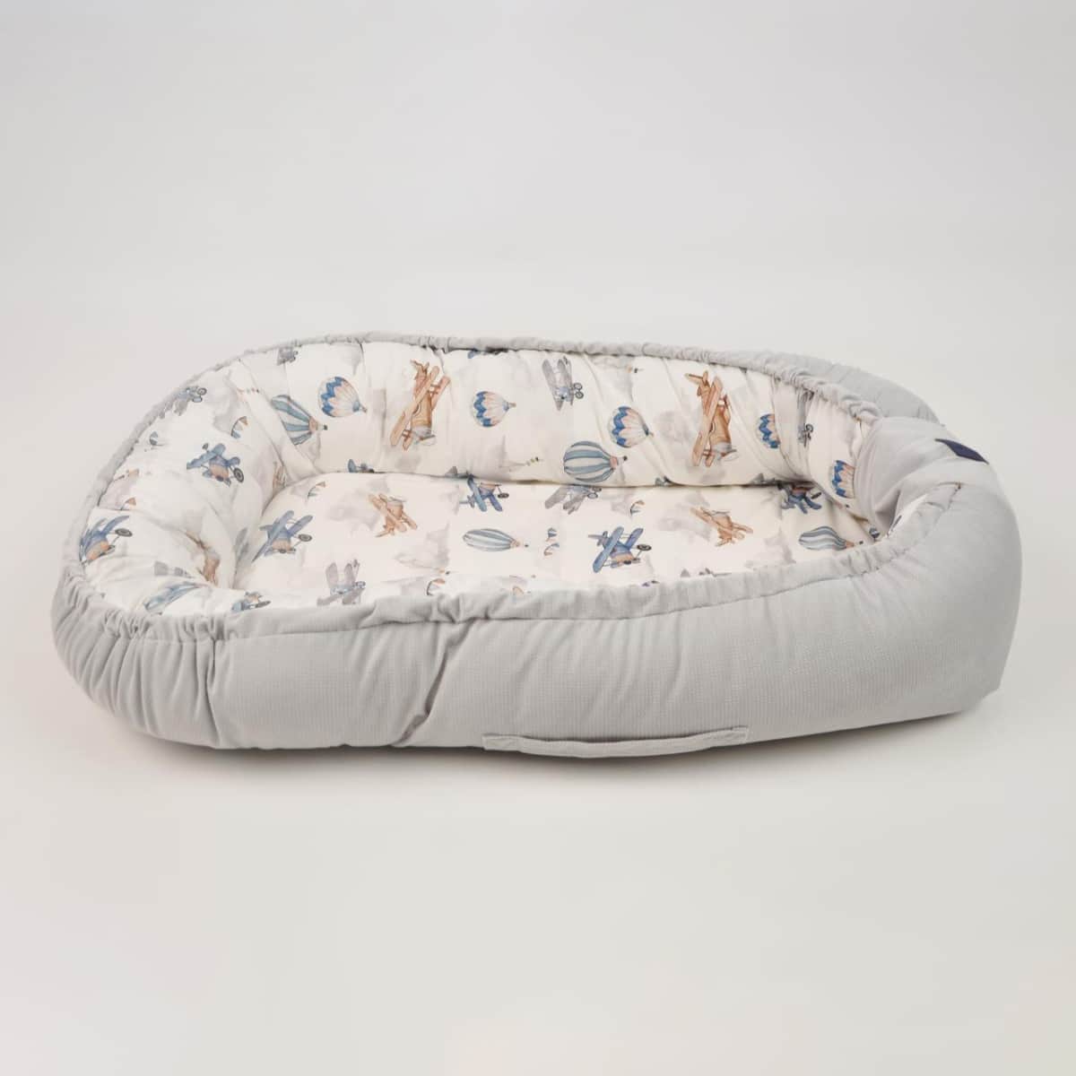 Babydream Portable Grey Bassinet and Sleeping Pod Toddler, 0-2 Years