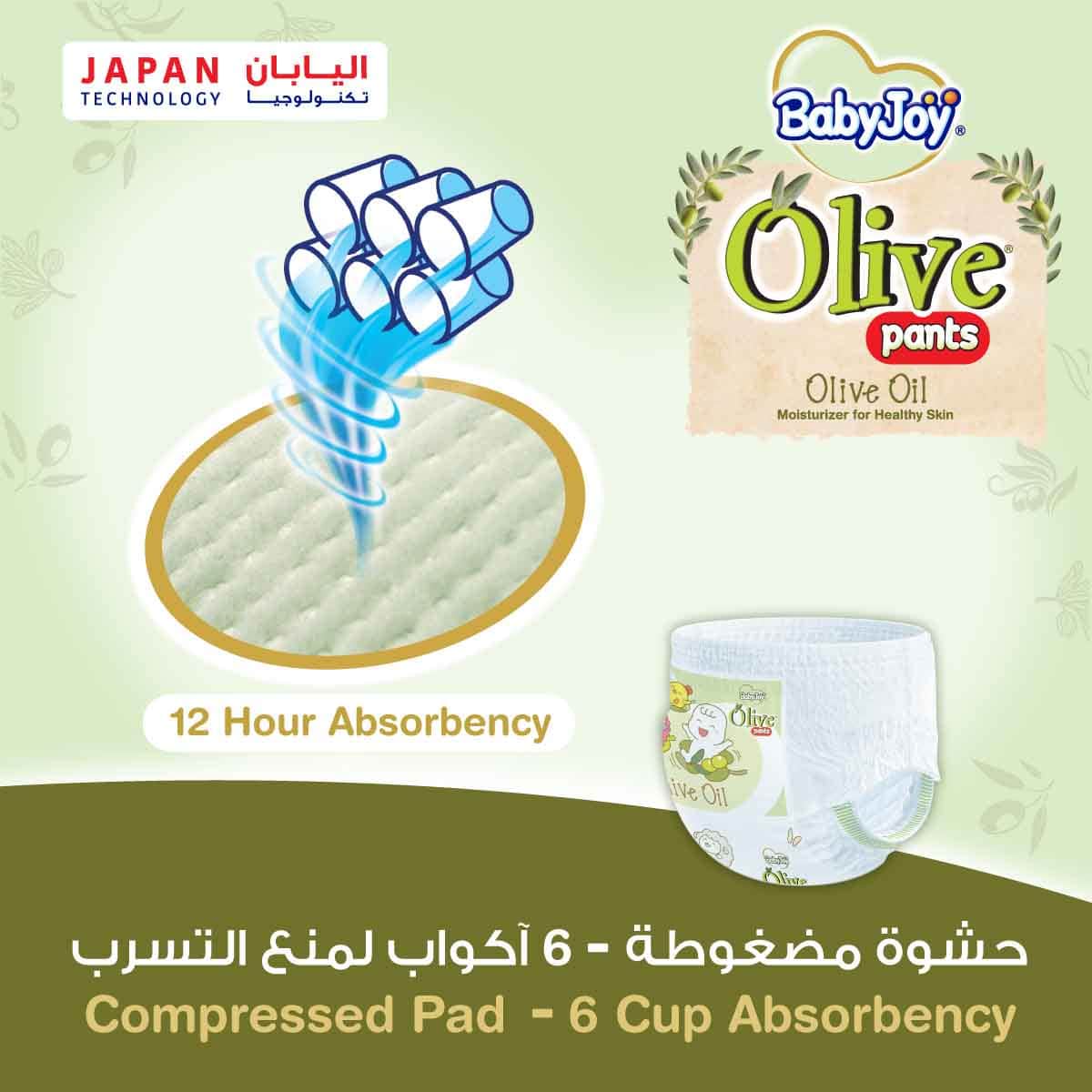 BabyJoy 40-Piece Size 5 Junior 12-18 kg Olive Pants