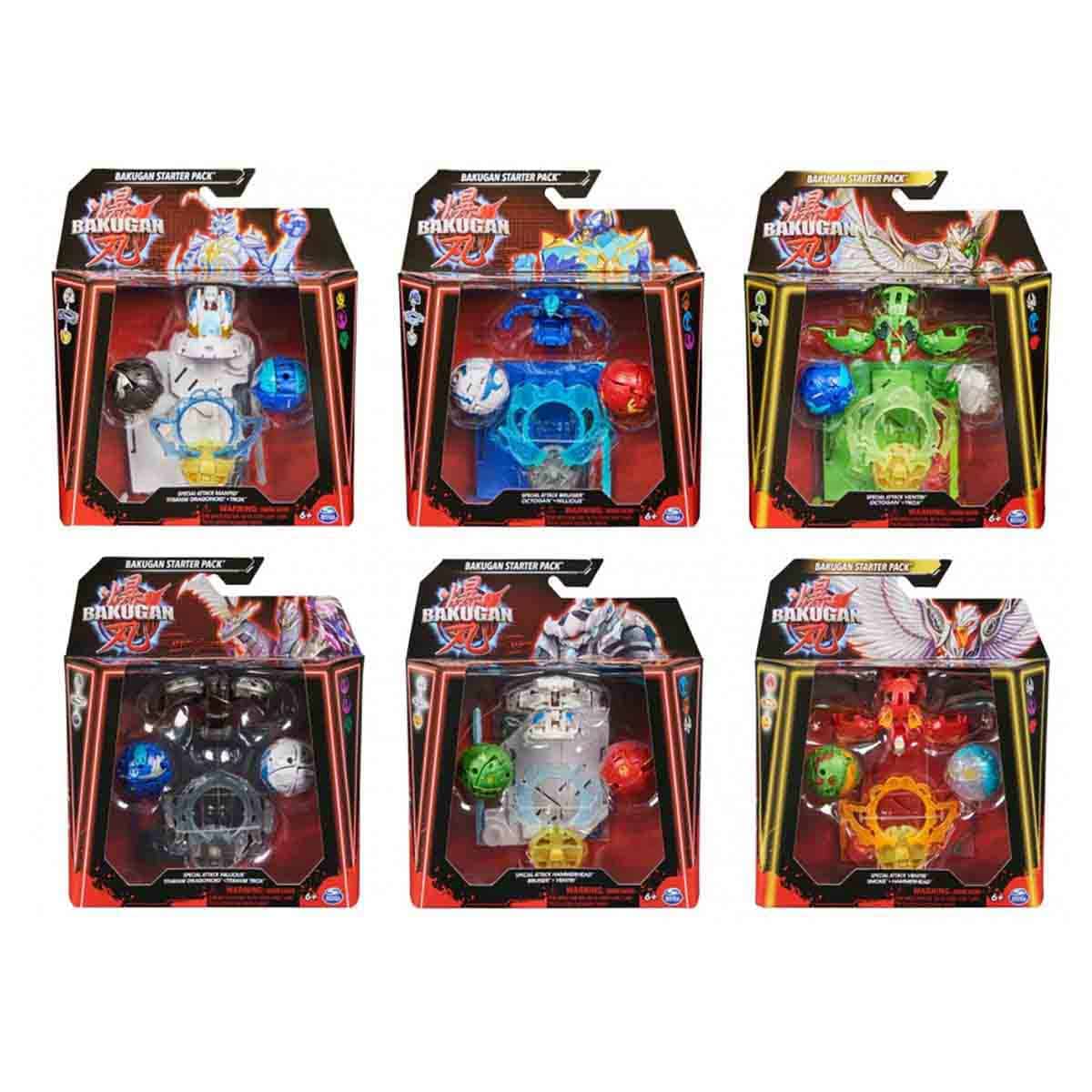 باكوجان مجموعة الانطلاق شخصيات أكشن متنوعة للأولاد والبنات عمر 5-7 سنوات