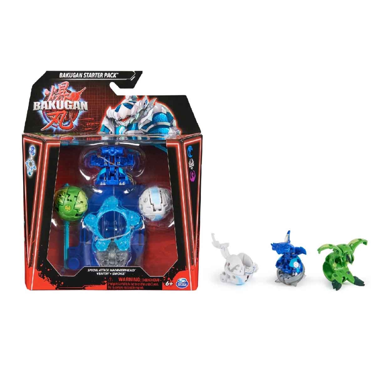 باكوجان مجموعة الانطلاق شخصيات أكشن متنوعة للأولاد والبنات عمر 5-7 سنوات