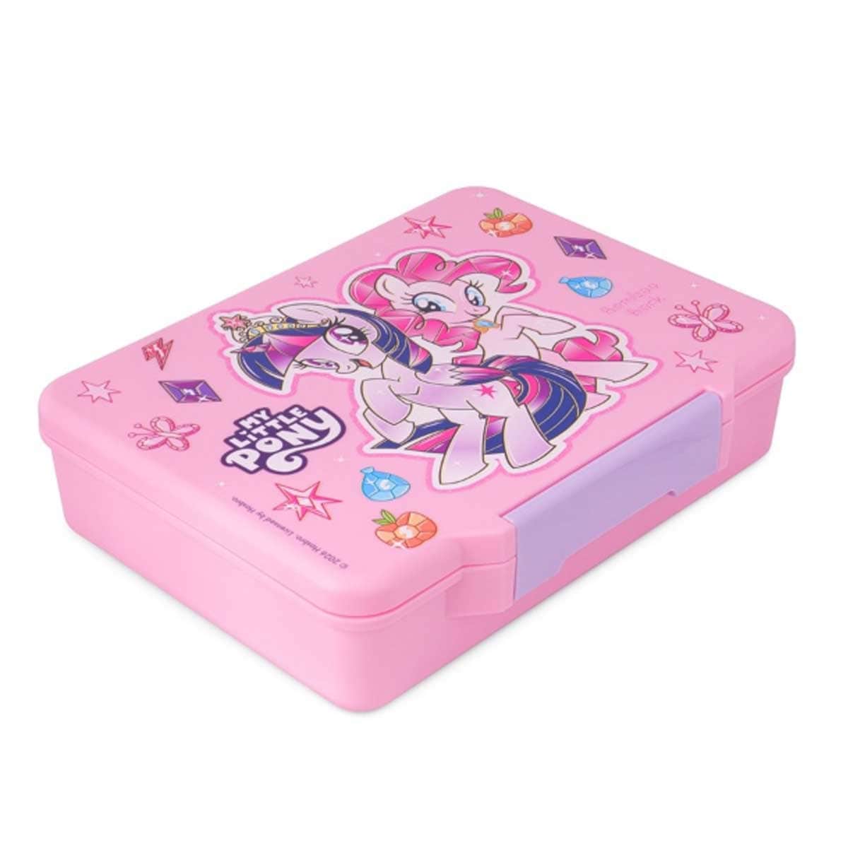 Bamboo Bark 1300ml My Little Pony 5-Compartment Bento Lunch Box with Cutlery