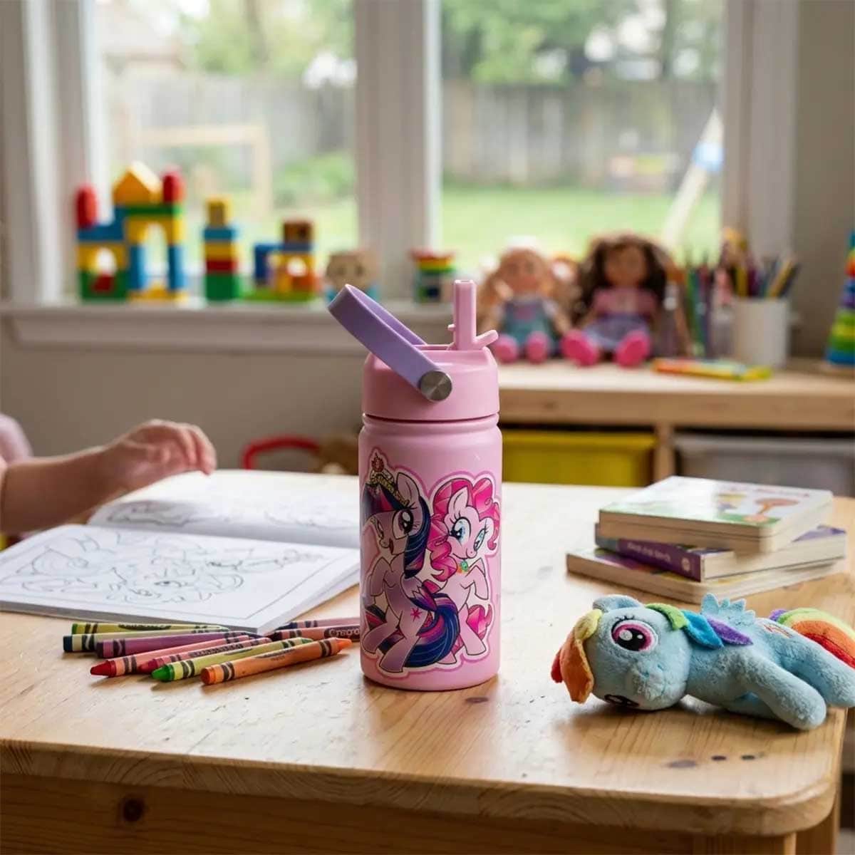 Bamboo Bark 400ml My Little Pony Insulated Stainless Steel Water Bottle