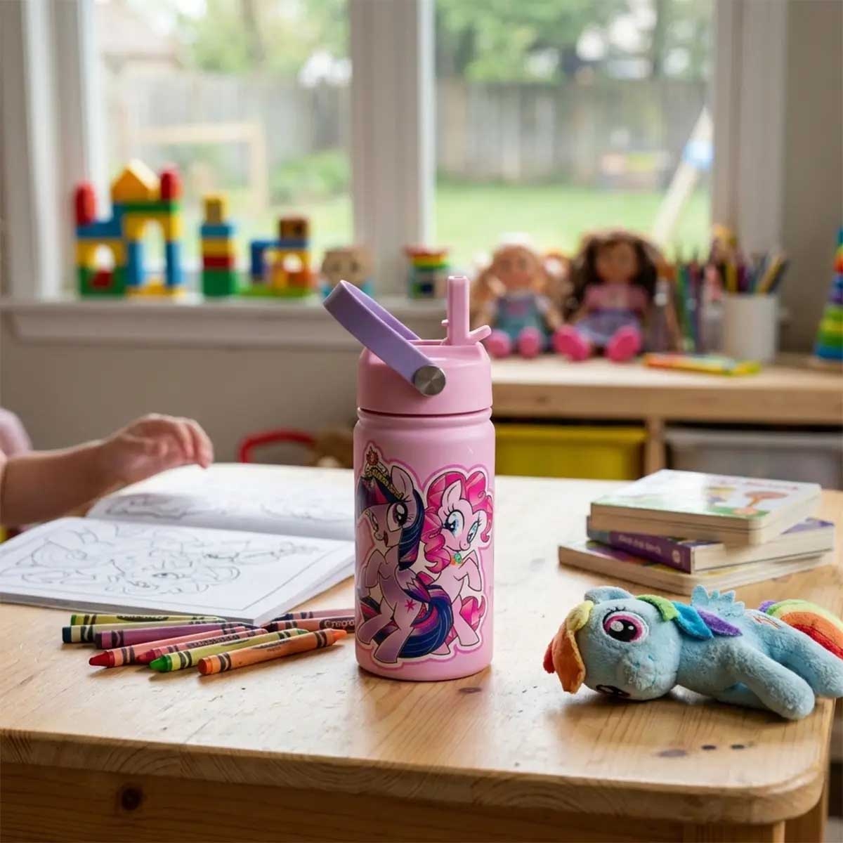 Bamboo Bark 400ml My Little Pony Insulated Stainless Steel Water Bottle