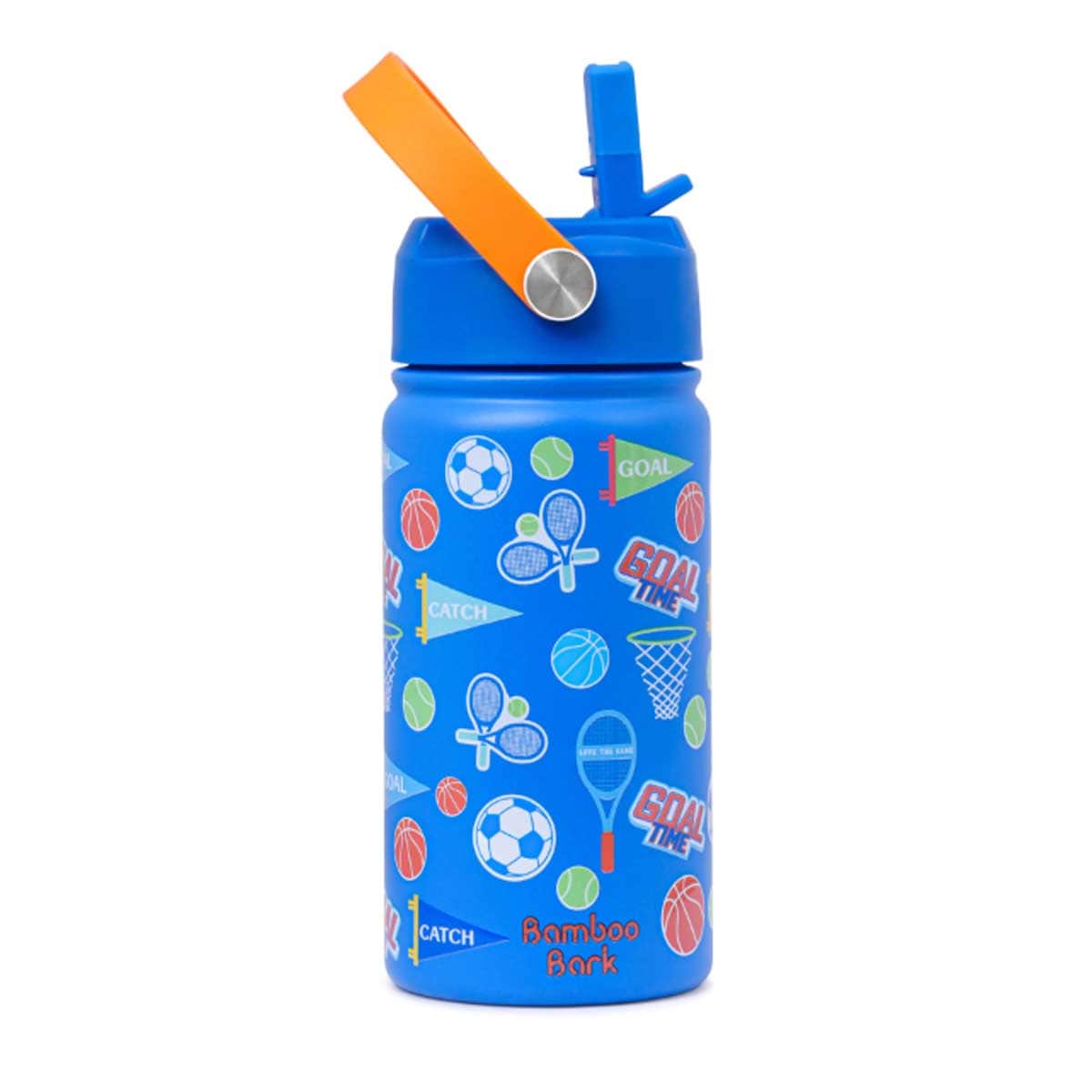 Bamboo Bark 400ml Sports Insulated Stainless Steel Water Bottle