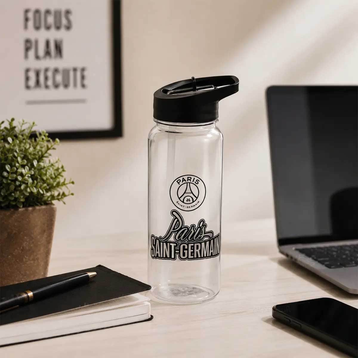 Bamboo Bark 600ml Paris Saint-Germain Plastic Water Bottle