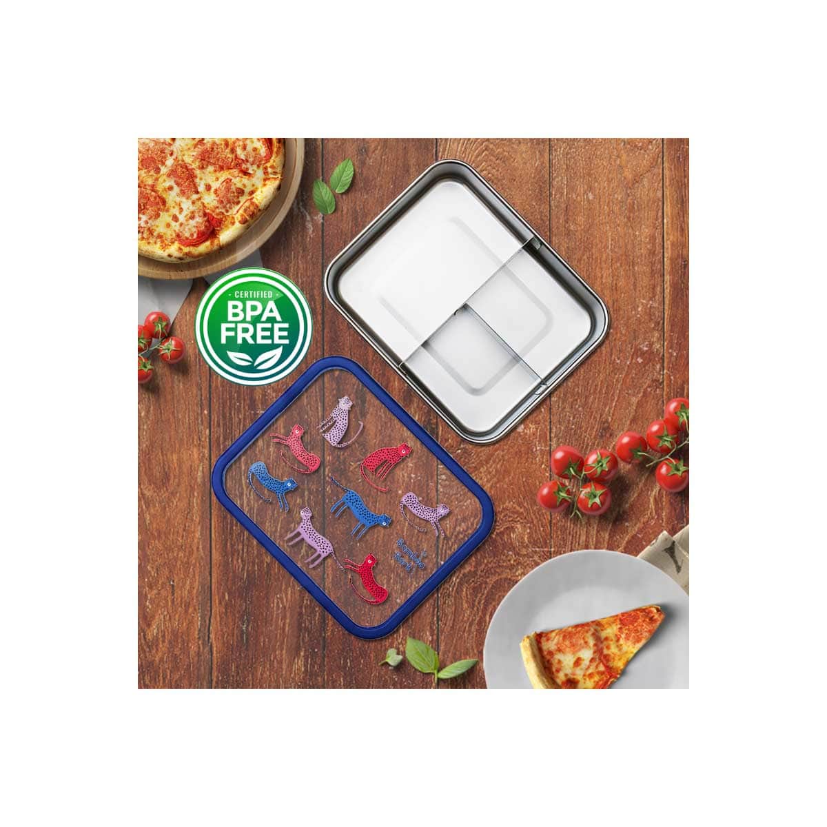 Bamboo Bark 700ml Stainless Steel Bento Lunch Box