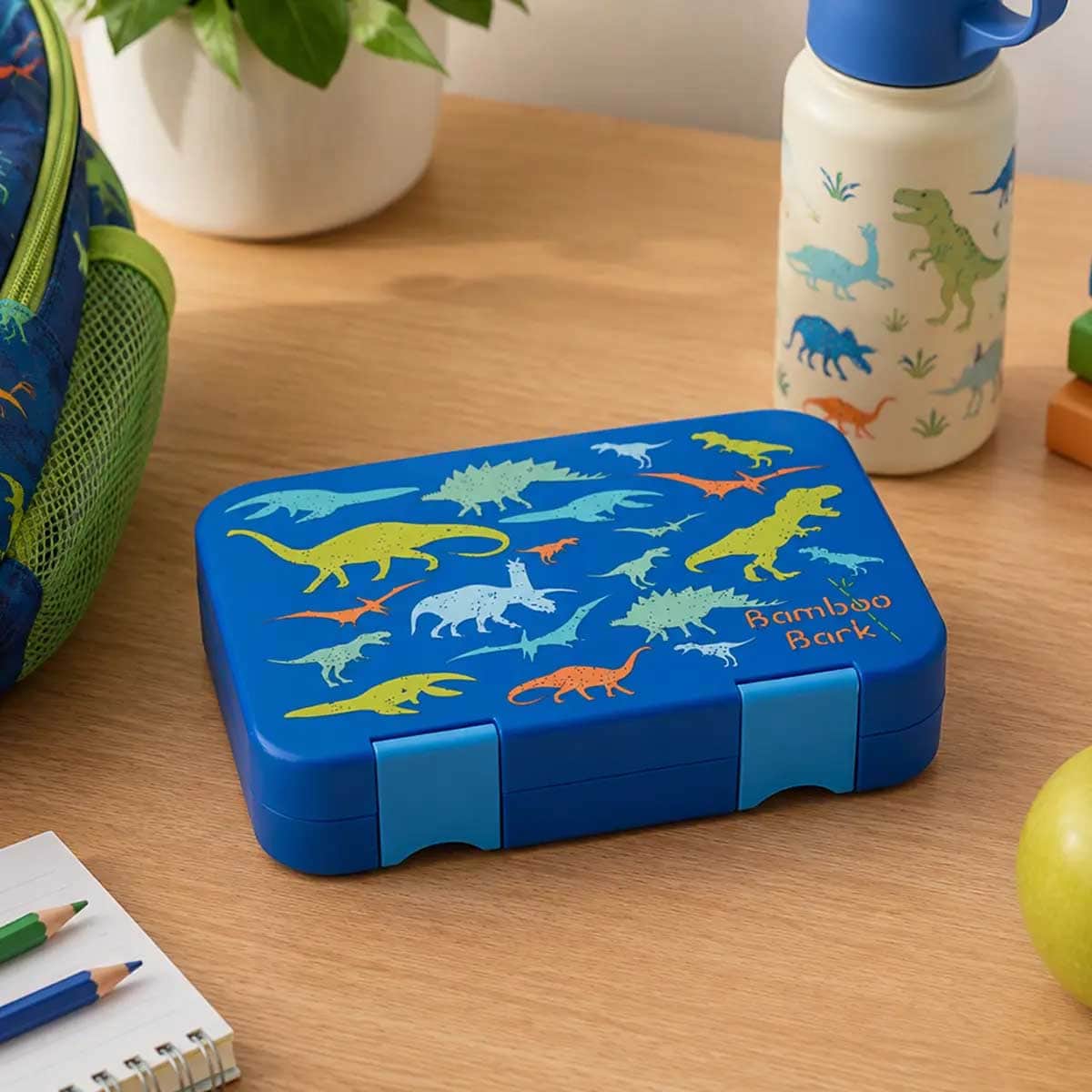 Bamboo Bark 760ml Dino Tritan Bento Lunch Box