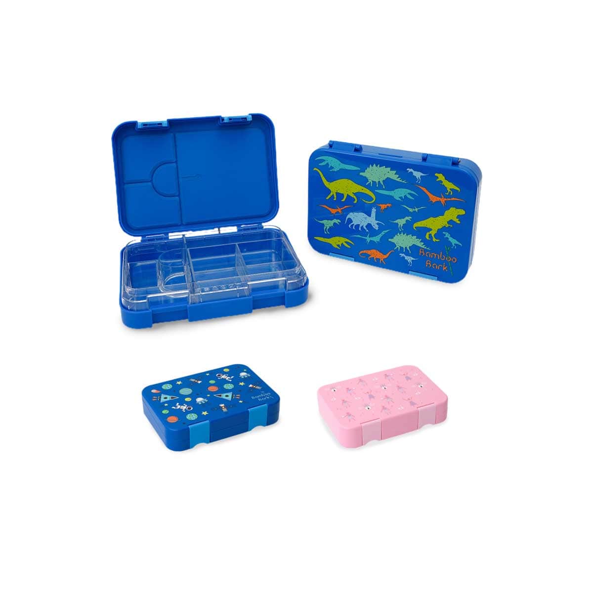 Bamboo Bark 760ml Dino Tritan Bento Lunch Box