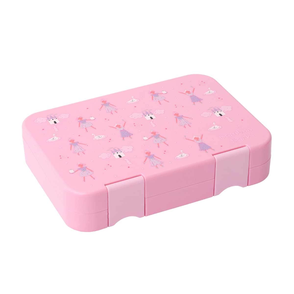 Bamboo Bark 760ml Pink Tritan Bento Lunch Box
