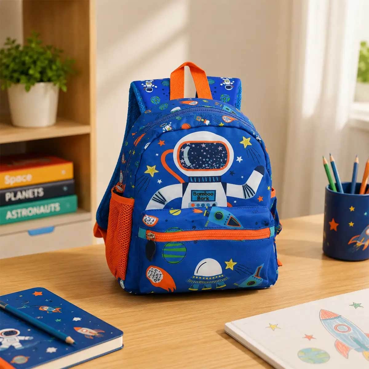 Bamboo Bark Astronaut Insulated Kids Backpack