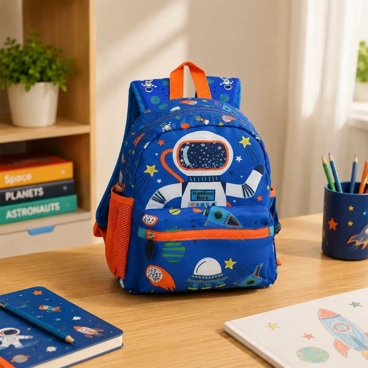 Bamboo Bark Astronaut Insulated Kids Backpack