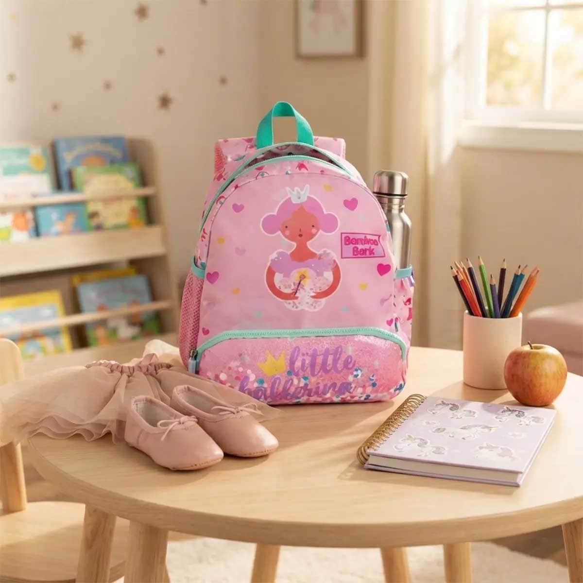 Bamboo Bark Little Ballerina Insulated Kids Backpack