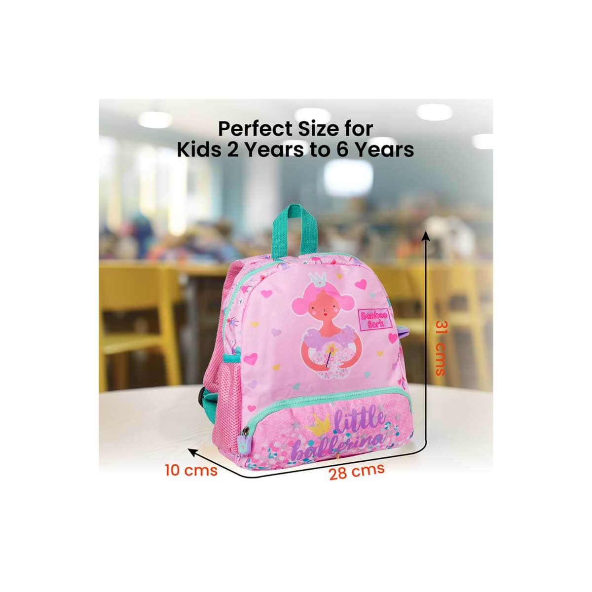 Bamboo Bark Little Ballerina Insulated Kids Backpack