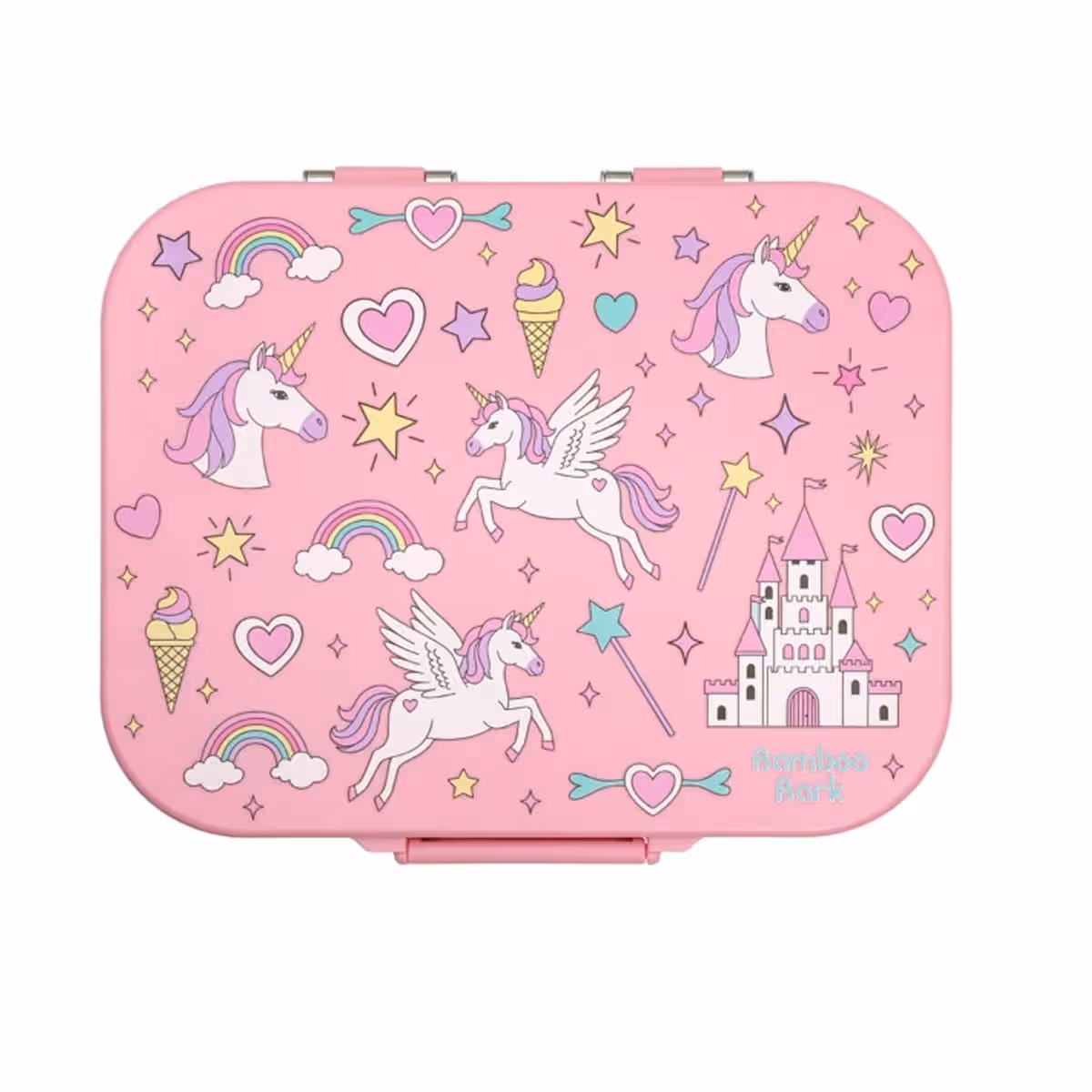 Bamboo Bark Unicorn Stainless Steel Bento Lunch Box