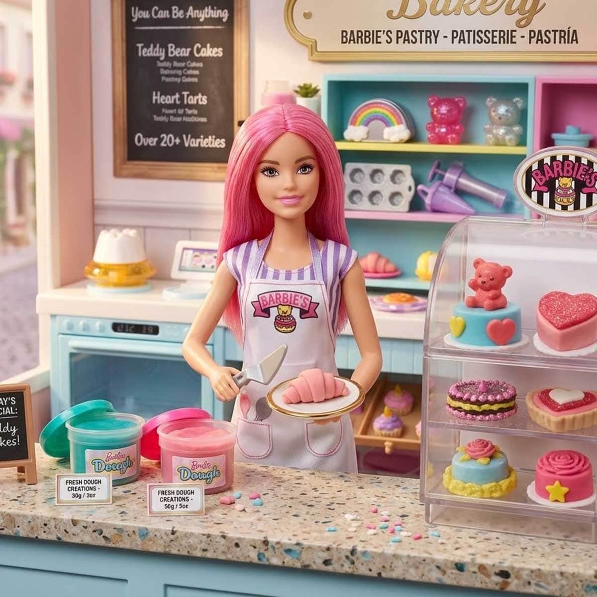 Barbie Bakery Playset Girls, 3-4 Years