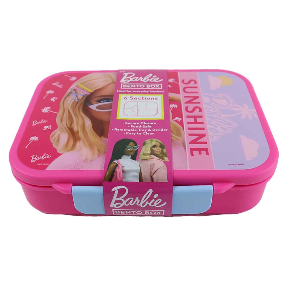 Barbie 1100ml Stylish 6-Compartment Bento Lunch Box