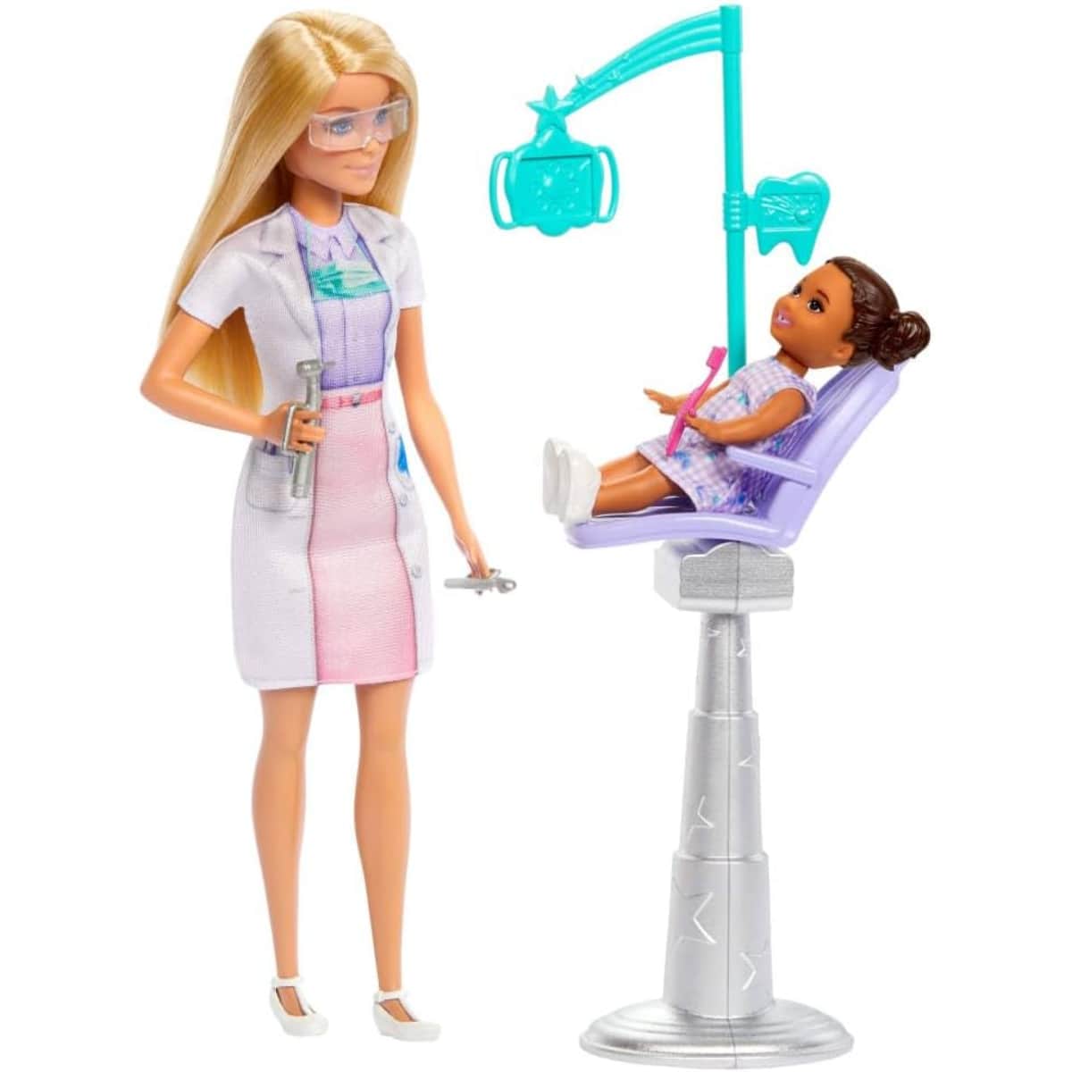 Barbie Blonde Hair Dentist Doll Playset Girls, 3-4 Years