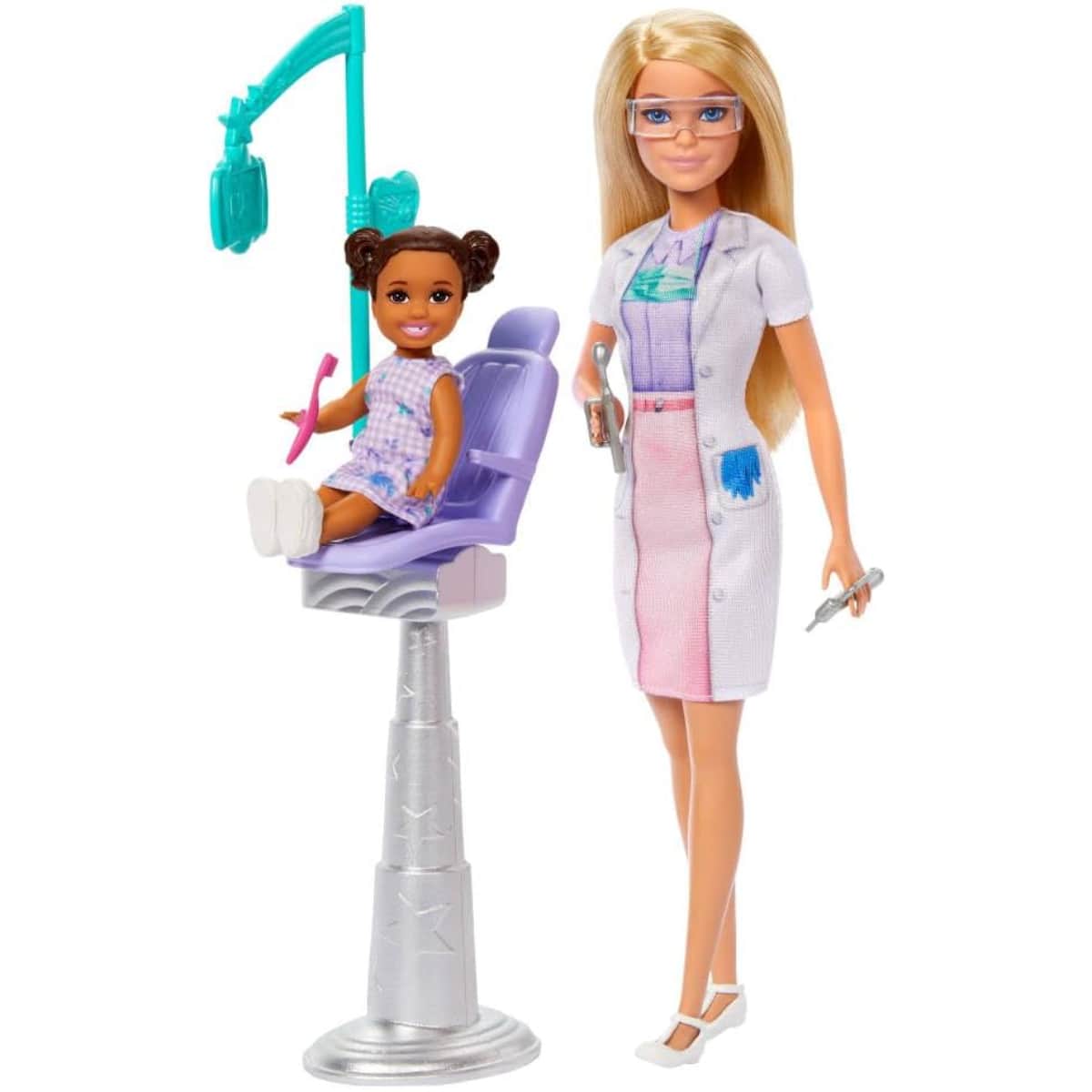 Barbie Blonde Hair Dentist Doll Playset Girls, 3-4 Years