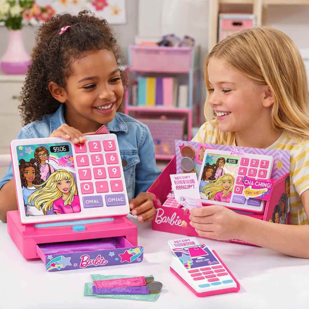 Barbie Cash Register Playset Girls, 3-4 Years