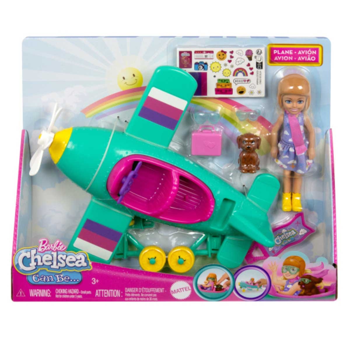 Barbie Club Chelsea Can Be Plane Playset Girls, 3-4 Years