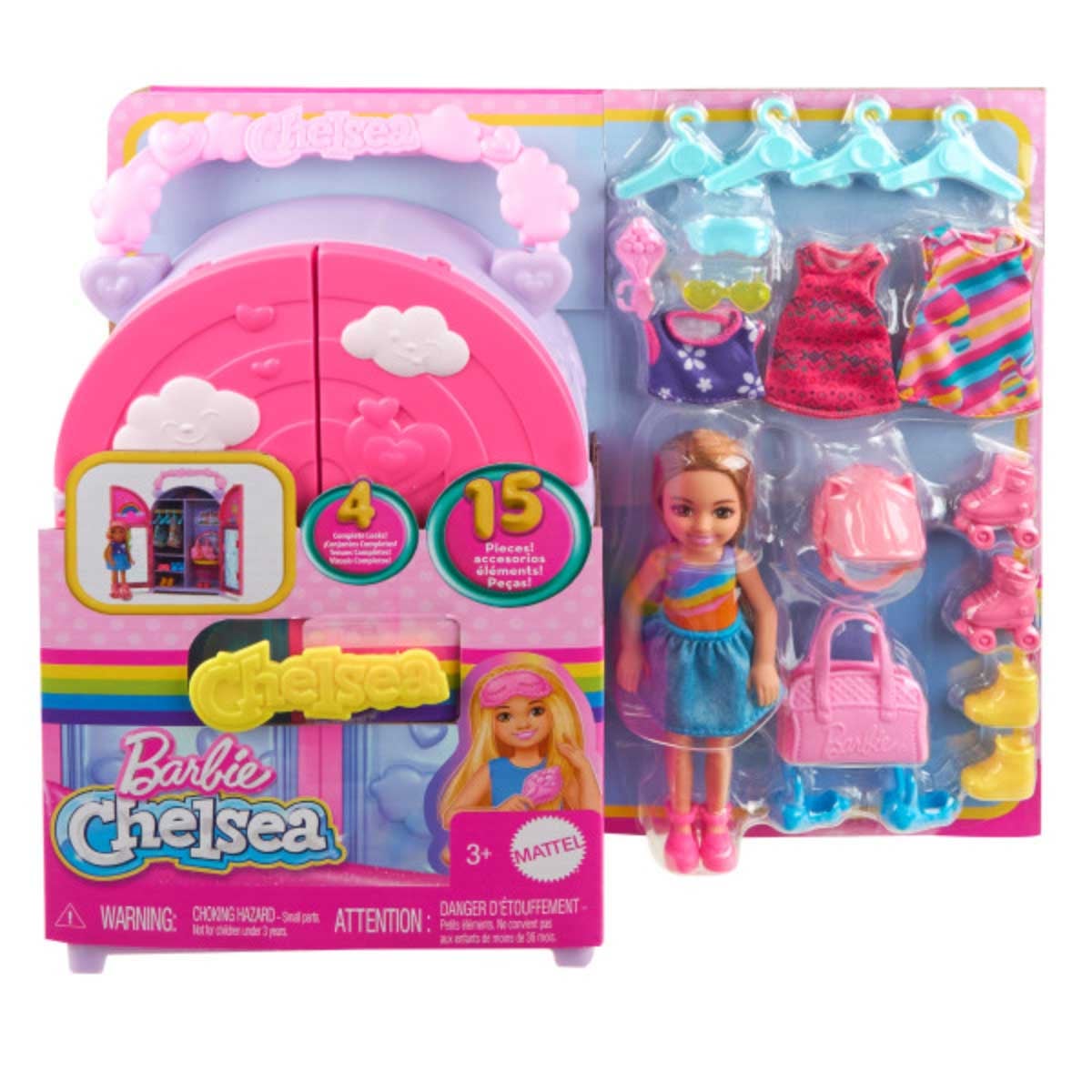 Barbie Club Chelsea Doll & Closet Playset Girls, 3-4 Years