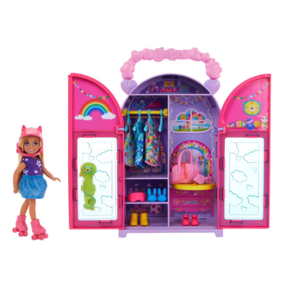Barbie Club Chelsea Doll & Closet Playset Girls, 3-4 Years