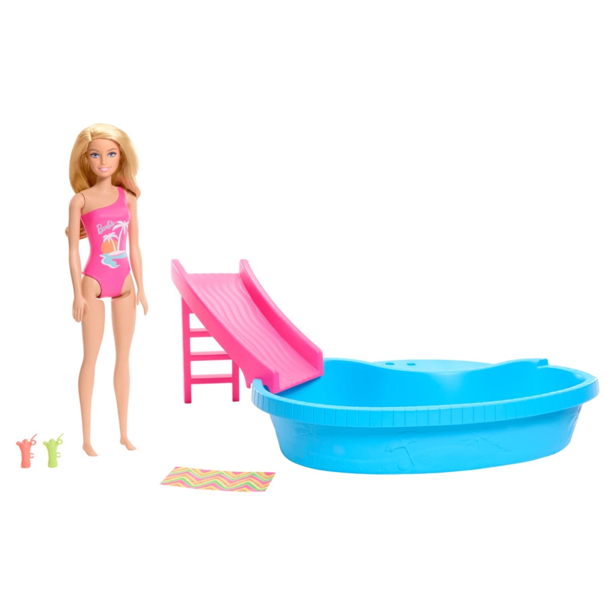 Barbie Doll & Pool Playset Girls, 3-4 Years