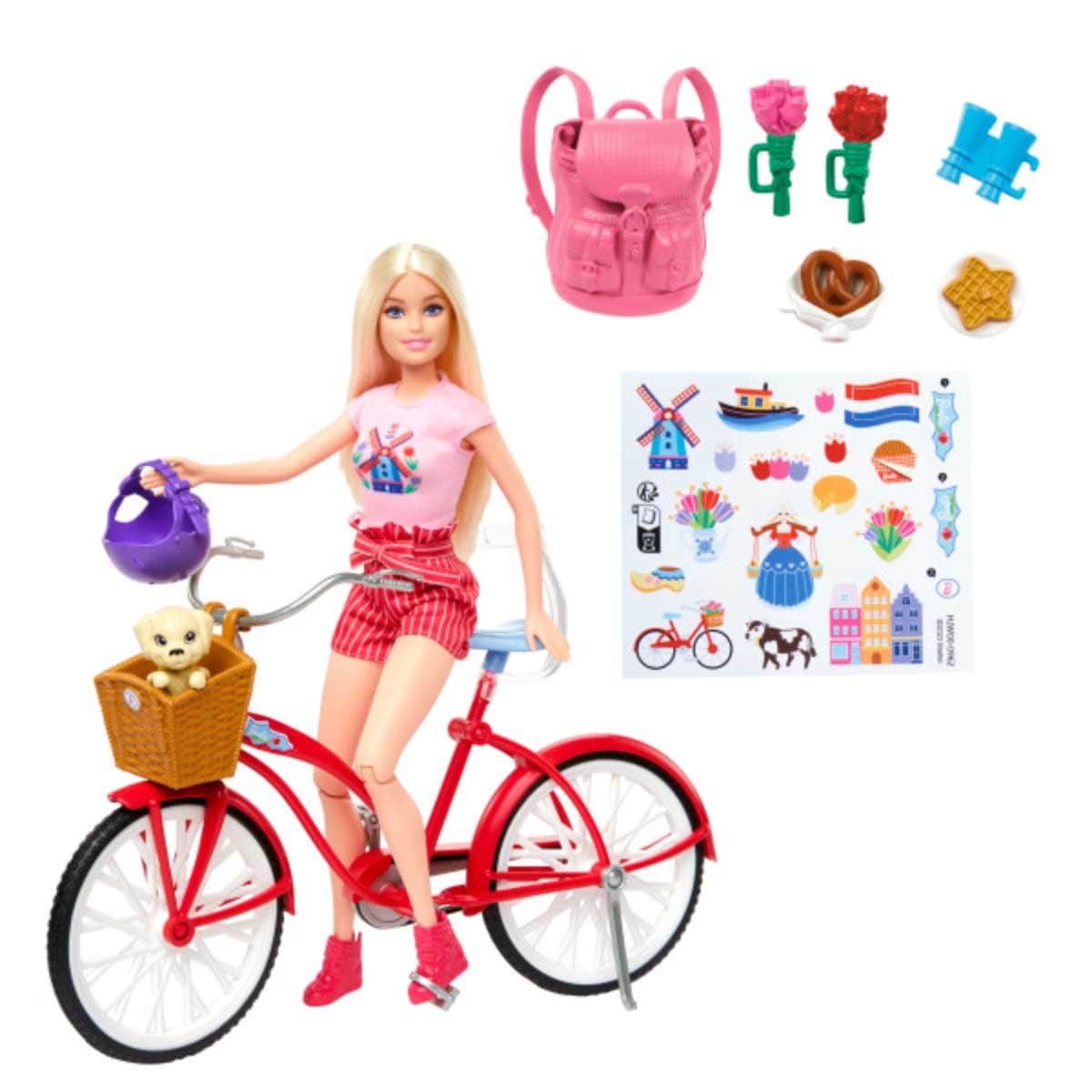 Barbie Doll & Bicycle Playset Girls, 3-4 Years